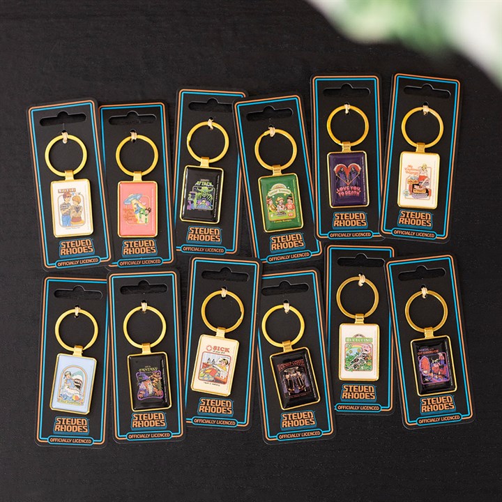 Worship Coffee Keyring by Steven Rhodes