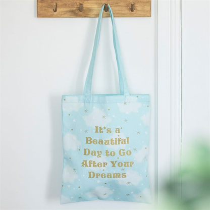 Cloud Print Tote Bag