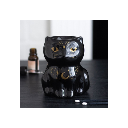 Black Cat Magick Oil Burner