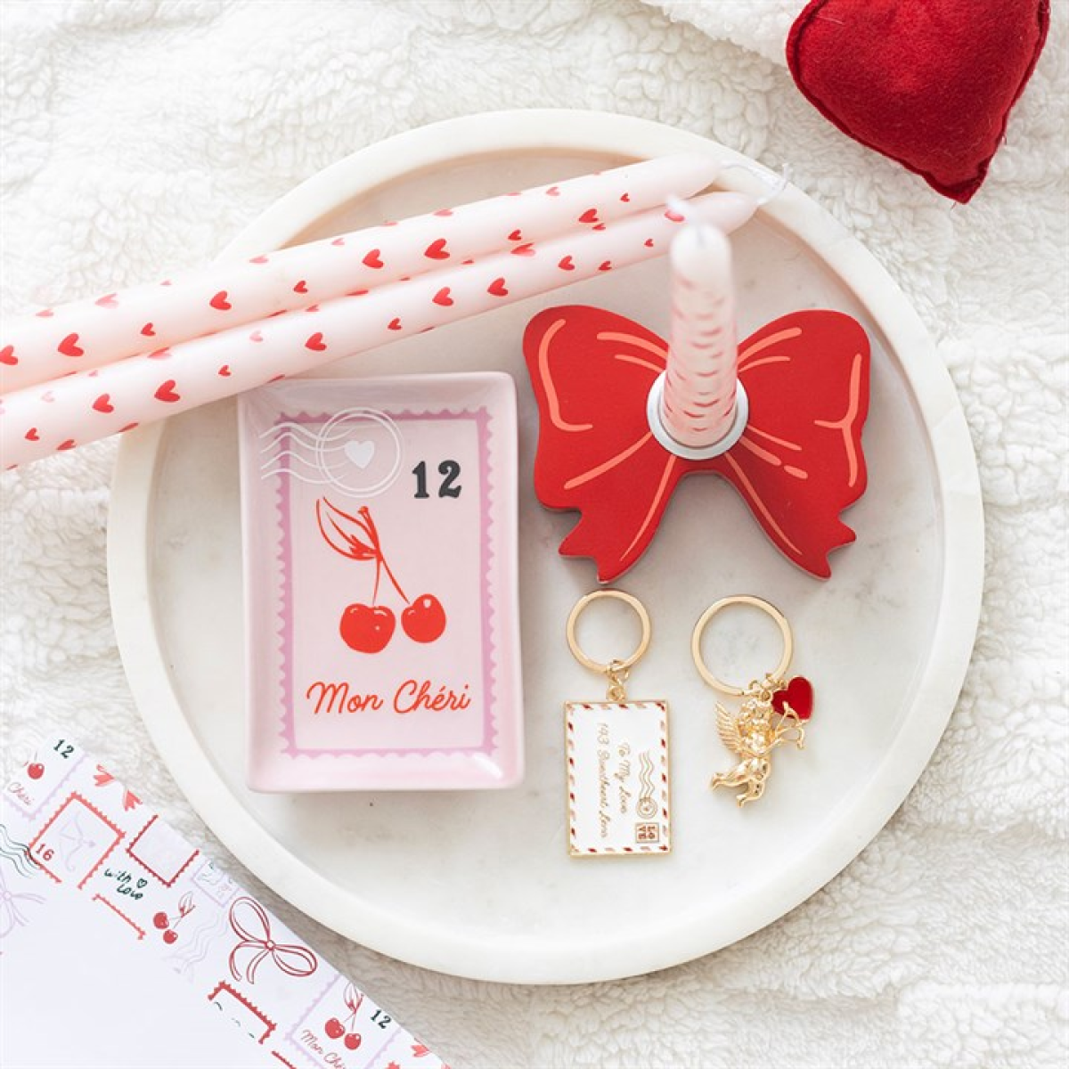 Cupid's Delivery Cherub Keyring