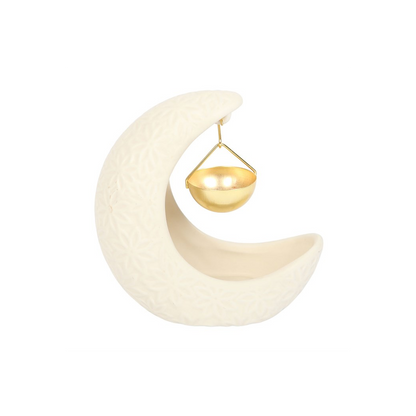 Gothic Gifts Crescent Moon Hanging Oil Burner