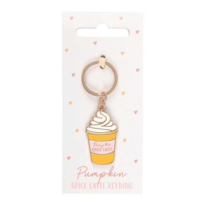 Pumpkin Spice Latte Keyring