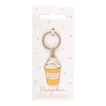 Pumpkin Spice Latte Keyring