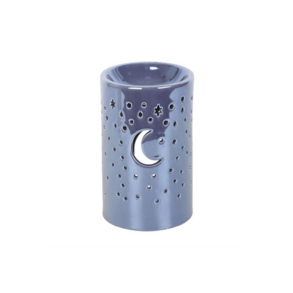 Iridescent Purple Moon Pillar Oil Burner