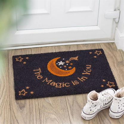 Purple The Magic Is in You Doormat