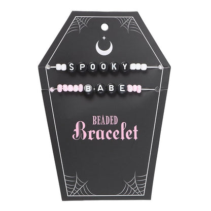 Spooky Babe Beaded Bracelet Set