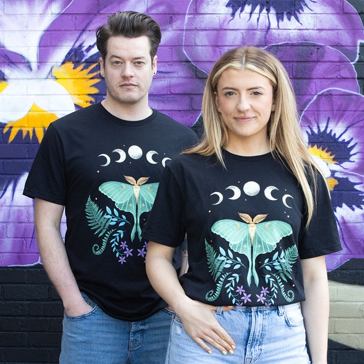 Luna Moth Unisex T-shirt Size XL