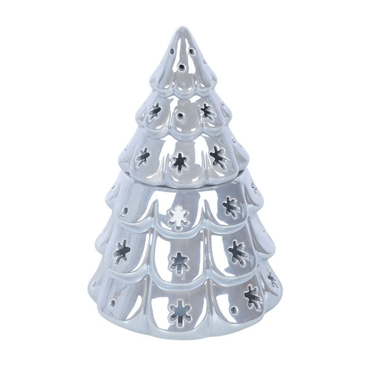 Gothic Gifts Silver Fir Tree Oil Burner