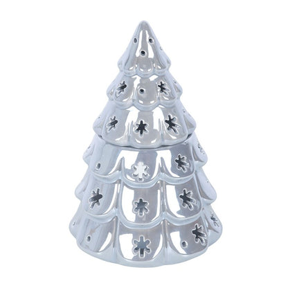 Gothic Gifts Silver Fir Tree Oil Burner