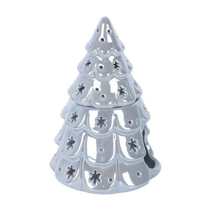 Gothic Gifts Silver Fir Tree Oil Burner