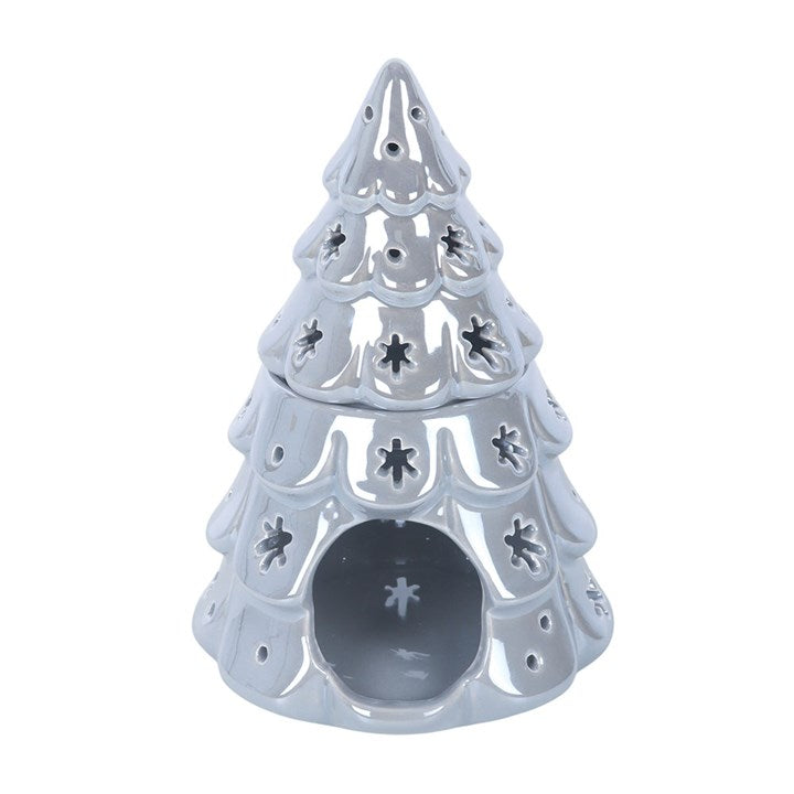 Gothic Gifts Silver Fir Tree Oil Burner