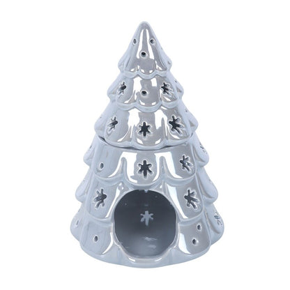 Gothic Gifts Silver Fir Tree Oil Burner