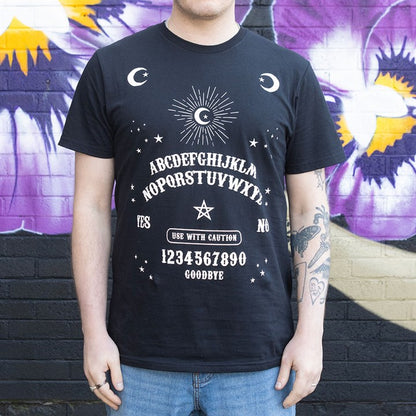 Black Talking Board Unisex T-shirt Size XL