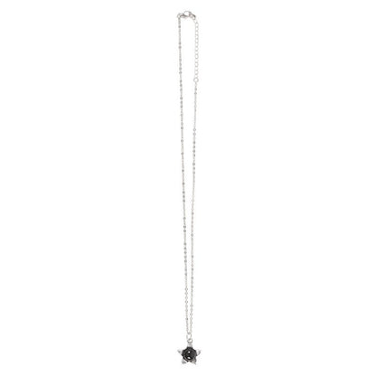 Deadly Nightshade Necklace with Black Obsidian on Greeting Card