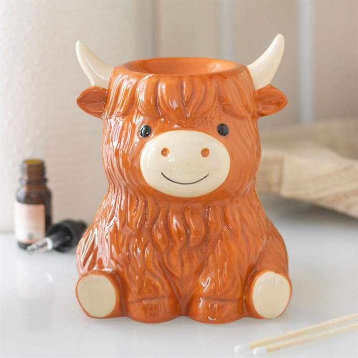 Highland Cow Oil Burner and Wax Warmer