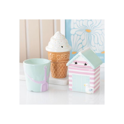 Gothic Gifts Pastel Beach Hut Oil Burner