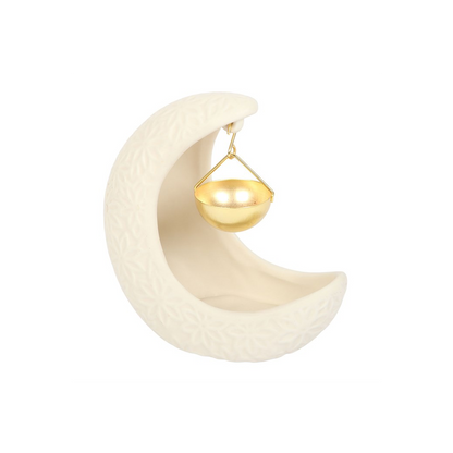 Gothic Gifts Crescent Moon Hanging Oil Burner