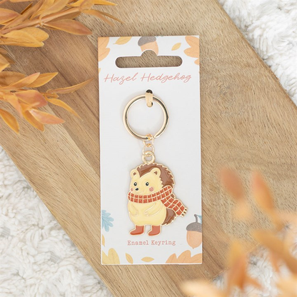 Hazel Hedgehog Keyring