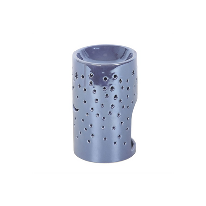 Iridescent Purple Moon Pillar Oil Burner