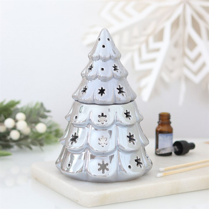 Gothic Gifts Silver Fir Tree Oil Burner