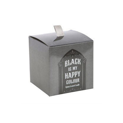 Black is My Happy Colour Opium Candle