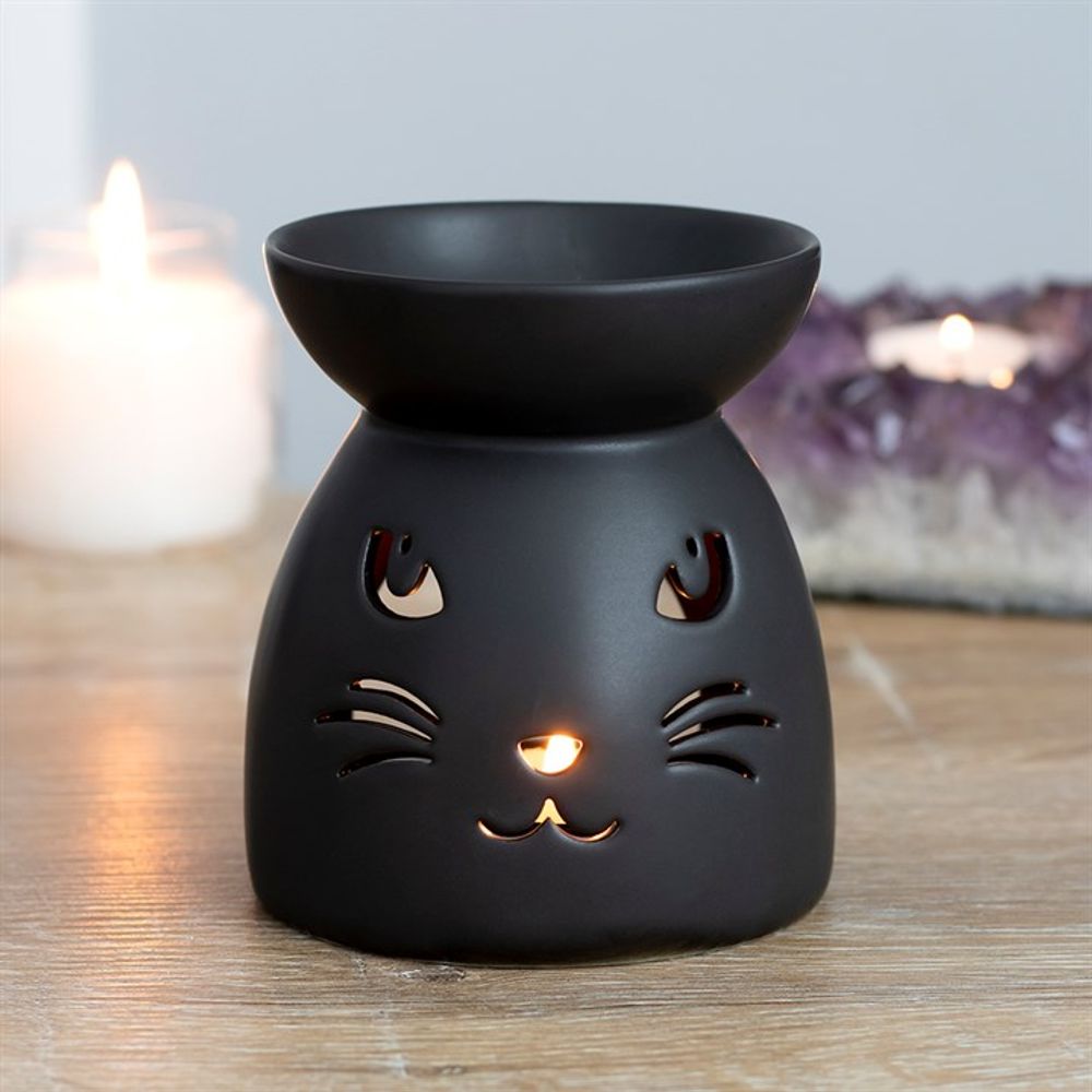 Black Cat Cut Out Oil Burner