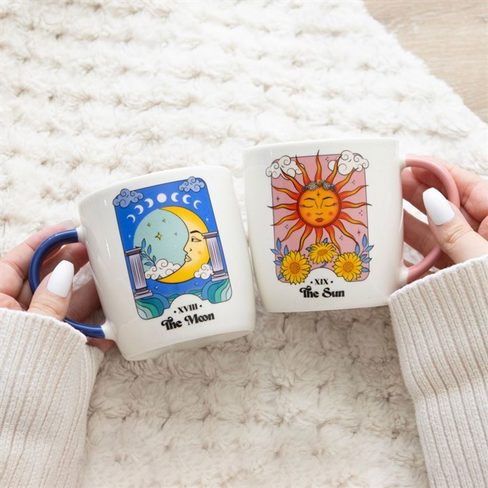 Sun and Moon Celestial Mug Set