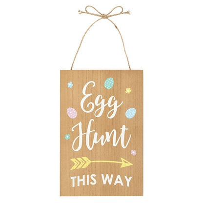 Easter Egg Hunt Hanging Sign