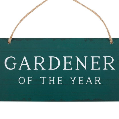 Gardener of the Year Hanging Sign