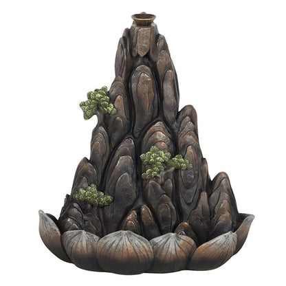 Bronze Mountain Backflow Incense Burner