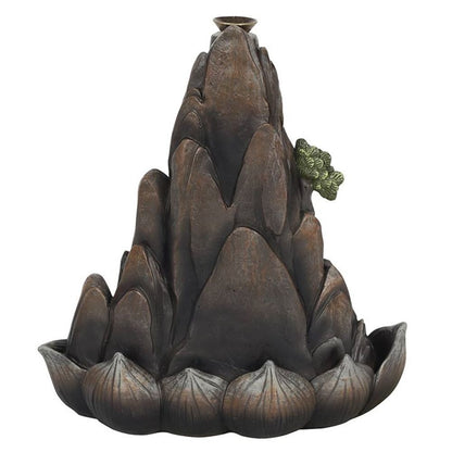 Bronze Mountain Backflow Incense Burner