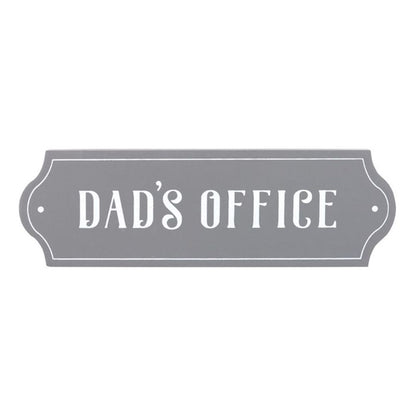 Dad's Office Wall Plaque